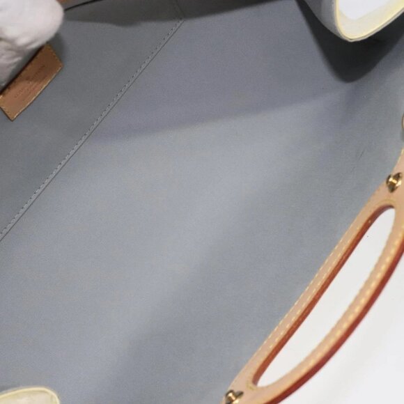 LOUIS VUITTON Monogram Vernis Roxbury Drive Hand Bag Perle M91374 LV Auth BA3610 - Picture 11 of 16